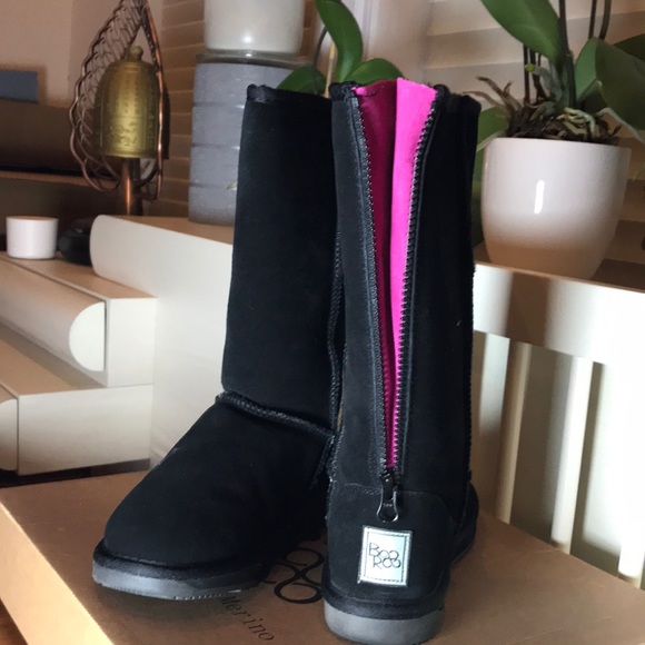 BOOROO BLACK WINTER BOOTS - Picture 4 of 5